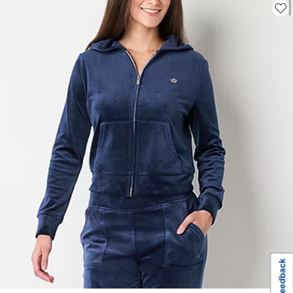 Juicy By Juicy Couture Womens Juniors Midweight Track Jacket
